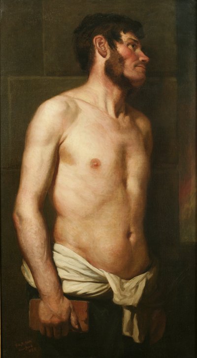 Dead Rabbit (Study of the Nude or Study of an Irishman) by George Henry Hall