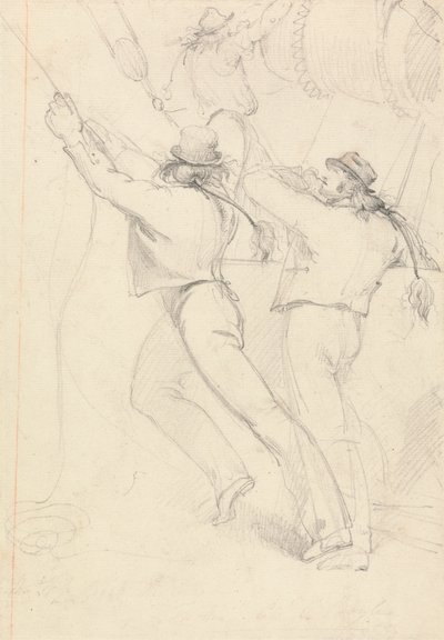 Sailors on Board H.M.S. Royal William by George Henry Harlow
