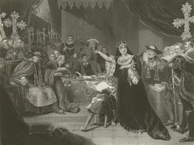 The Trial of Catherine of Aragon by George Henry Harlow
