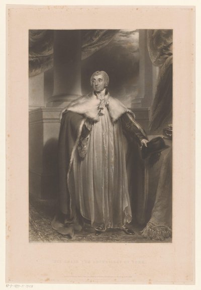 Portrait of Edward Venables-Vernon-Harcourt by George Henry Phillips