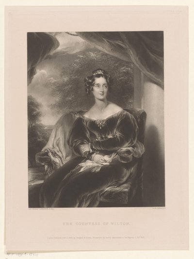 Portrait of Mary Margaret Stanley, The Countess of Wilton by George Henry Phillips
