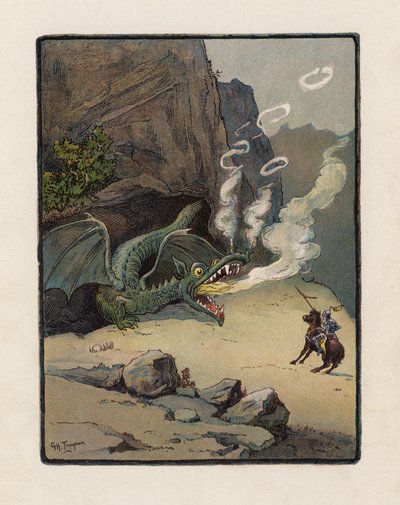 St George and the Dragon by George Henry Thompson