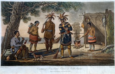 Costumes of Domiciliated Indians of North America by George Heriot