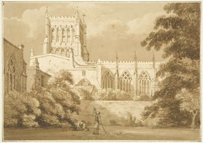 South View of Bristol Cathedral by George Holmes