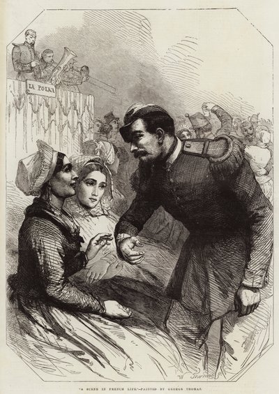 A Scene in French Life by George Housman Thomas