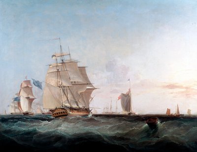 Merchantmen and other shipping in the English Channel, 19th century by George Hyde Chambers