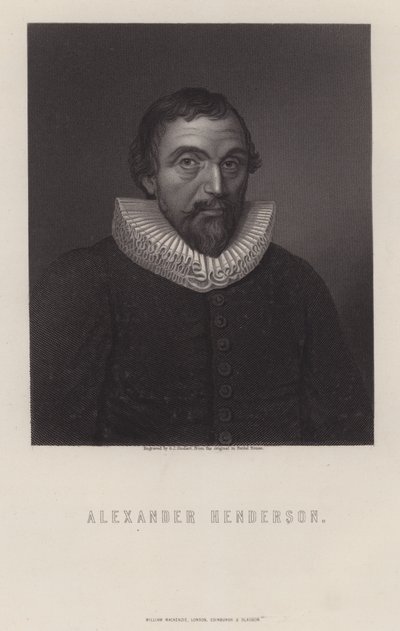 Alexander Henderson, Scottish Theologian by George J. Stodart
