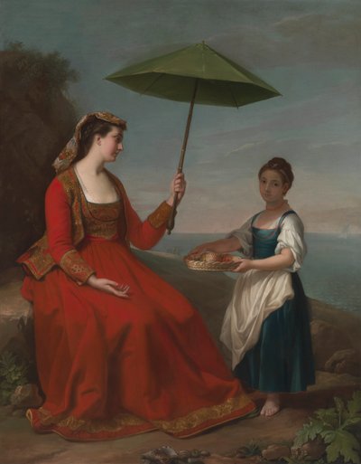 A Whole Length of a Lady of Neturrio, a Sea-port in the Pope