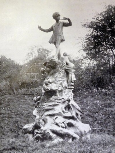 Photographic print of the Peter Pan Statue in Kensington Gardens by George James Frampton