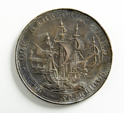 Trial cast for a coin by George James Frampton