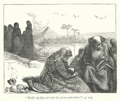 Illustration for The Captivity by George John Pinwell