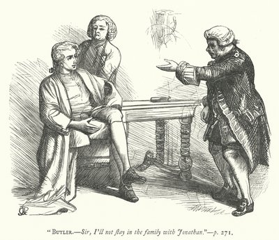 Illustration for The Good-Natured Man by George John Pinwell