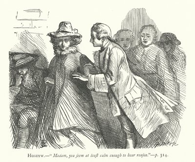 Illustration for The Good-Natured Man (engraving) by George John Pinwell