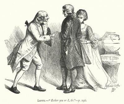 Illustration for The Good-Natured Man by George John Pinwell