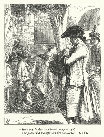 Illustration for The Traveller by George John Pinwell