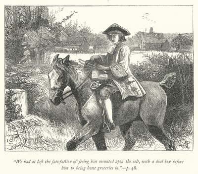 Illustration for The Vicar of Wakefield by George John Pinwell