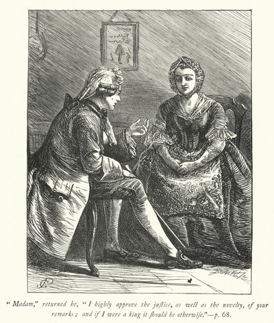 Illustration for The Vicar of Wakefield by George John Pinwell