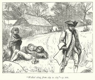 Illustration for The Vicar of Wakefield by George John Pinwell