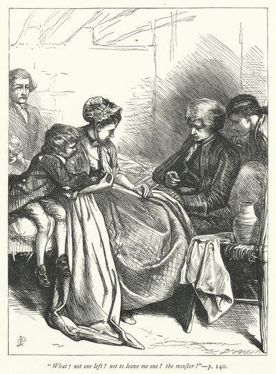 Illustration for The Vicar of Wakefield by George John Pinwell