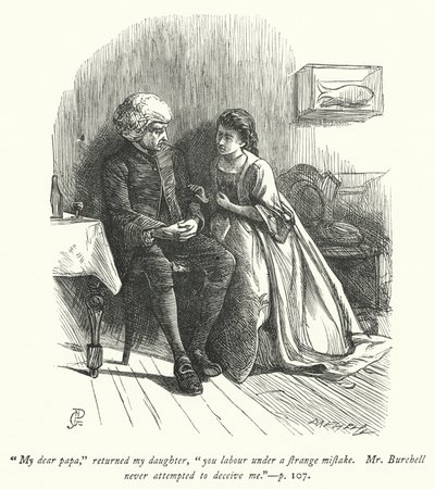 Illustration for The Vicar of Wakefield by George John Pinwell