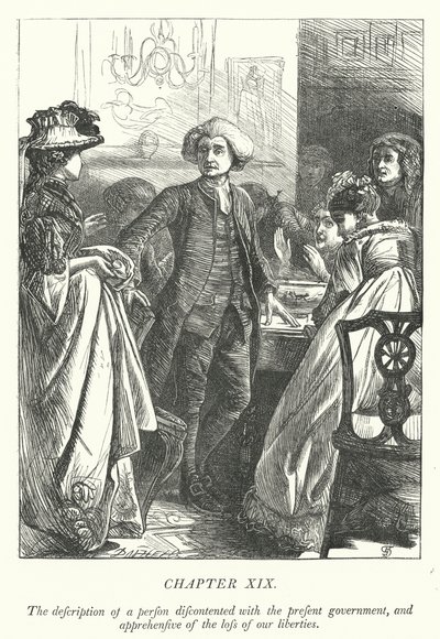 Illustration for The Vicar of Wakefield (engraving) by George John Pinwell