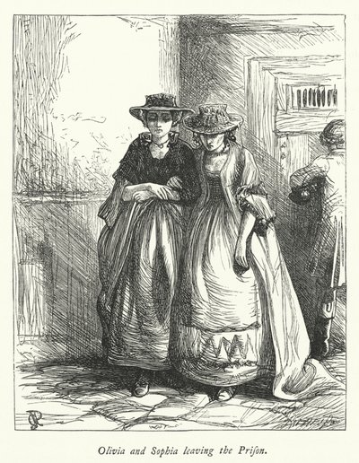 Illustration for The Vicar of Wakefield (engraving) by George John Pinwell