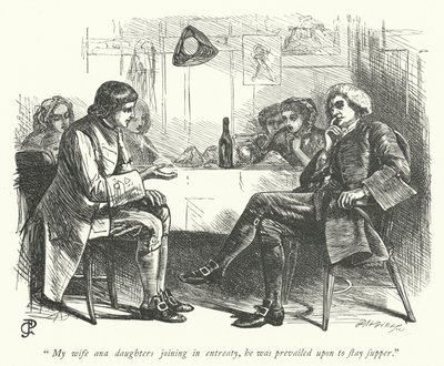 Illustration for The Vicar of Wakefield by George John Pinwell
