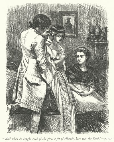 Illustration for The Vicar of Wakefield by George John Pinwell
