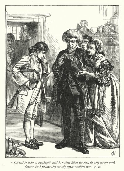 Illustration for The Vicar of Wakefield by George John Pinwell