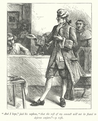 Illustration for The Vicar of Wakefield by George John Pinwell