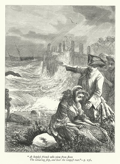Illustration for Threnodia Augustalis (engraving) by George John Pinwell