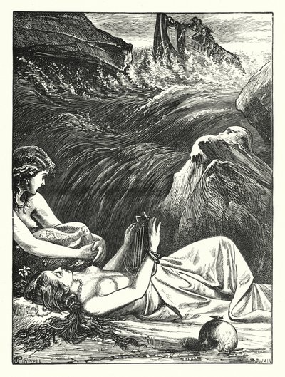 The Last of the Sirens by George John Pinwell