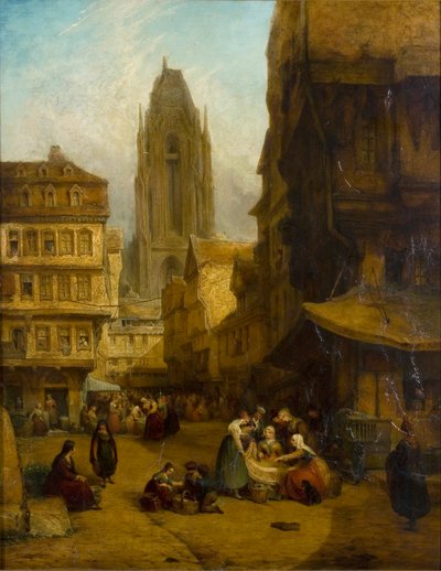 A Continental Market Place by George Jones