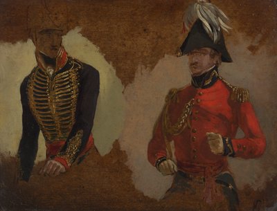 Studies of Royal Horse Artillery Uniform, and of an A.D.C. to the Commander-in-Chief: a Study for 