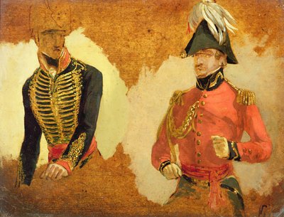 Studies of Royal Horse Artillery Uniform, and of an A.D.C. to the Commander in Chief: a study for 