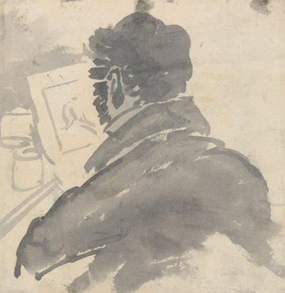 Study of J.M.W. Turner Sketching by George Jones