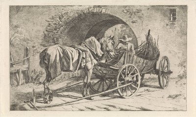 Coal Wagon at a Gate by George Jooss
