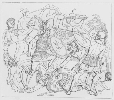 Battle Of The Lake Regillus by George Junior Scharf