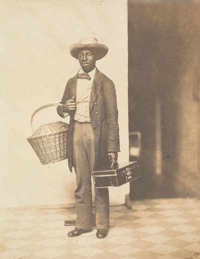 Sam Campus Vendor, from a Yale Class Album, ca. 1858 by George K Warren
