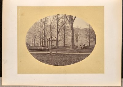 [Artillery Pieces and Ammunition, West Point] by George Kendall Warren