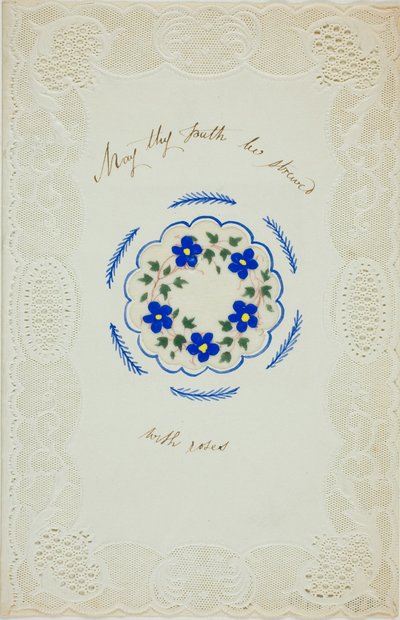 May Thy Path be Strewed with Roses (Valentine) by George Kershaw