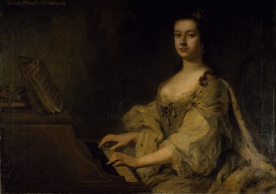 Portrait of Lady Charlotte Boyle, c.1748 by George Knapton