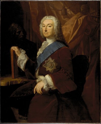 Portrait of Richard Boyle, 3rd Earl of Burlington by George Knapton