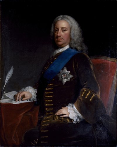 Portrait of William Cavendish, 3rd Duke of Devonshire, late 1730s-early 1740s by George Knapton