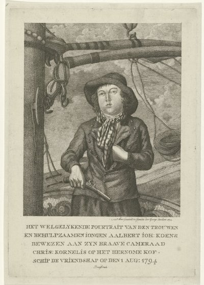 Portrait of Aalbert Joh. Koens by George Kockers