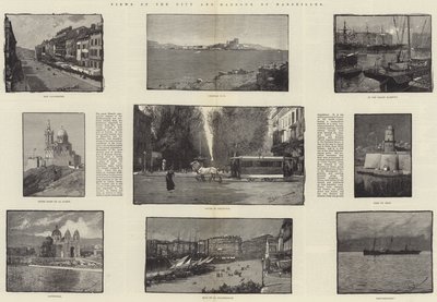 Views of the City and Harbour of Marseilles by George L. Seymour