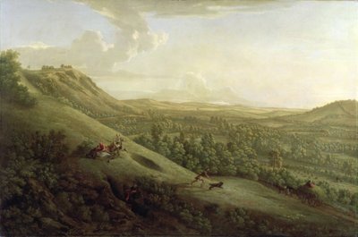 A View of Boxhill, Surrey, with Dorking in the Distance by George Lambert