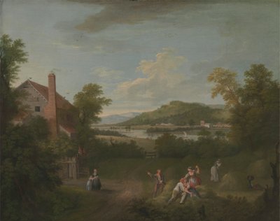 Landscape with Farmworkers by George Lambert