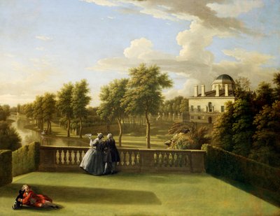 View from the Cascade Terrace, Chiswick by George Lambert