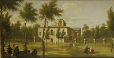 View of Chiswick Villa from the lawn, c.1735 by George Lambert